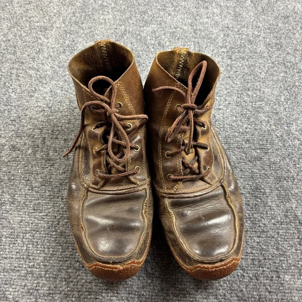 SOREL Mens Brown Leather Chukka Chugalug Lace Up Boots size: 8.5